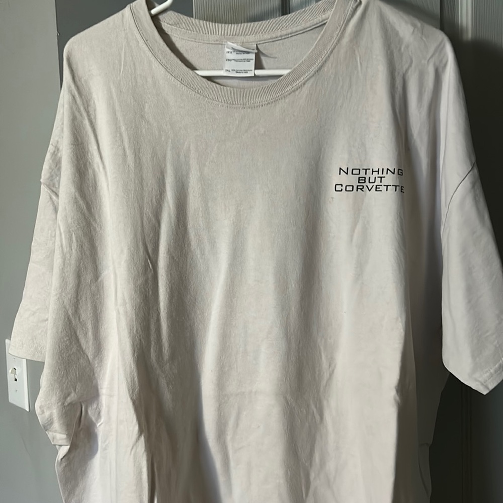 Mens grey Corvette shirt